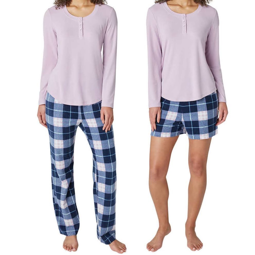 Eddie Bauer 3-Piece Waffle Fleece Sleep Set
